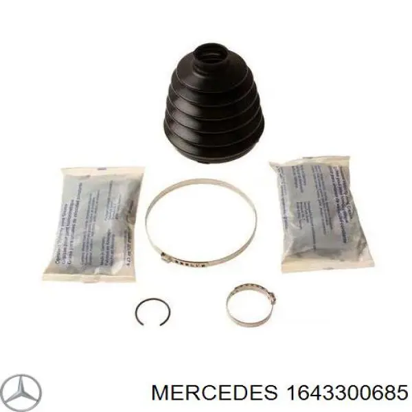 1643300685 Mercedes пильник шруса зовнішній, передній піввісі