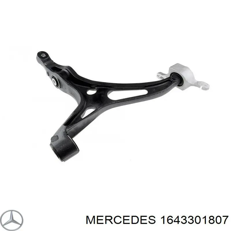 Важіль передньої підвіски нижній, правий A164330350728 Mercedes