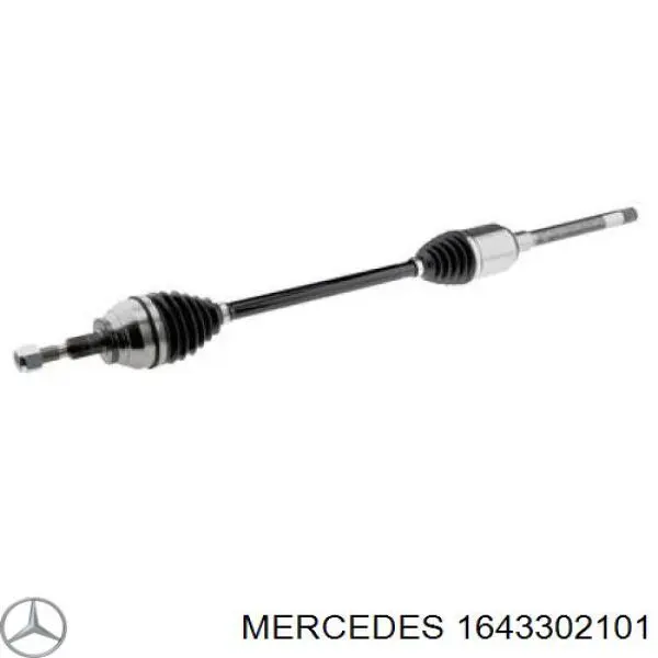 1643302101 Mercedes піввісь (привід передня, права)