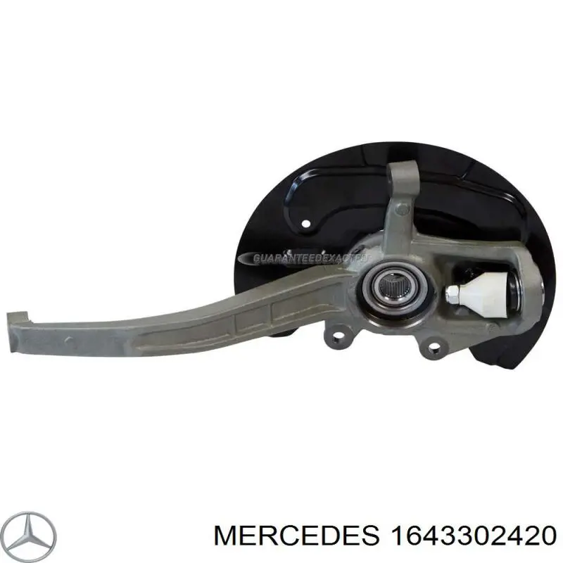 1643302420 Mercedes цапфа - поворотний кулак передній, правий