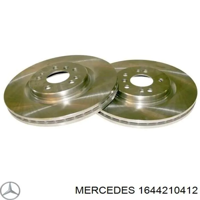 1644210412 Mercedes диск гальмівний передній