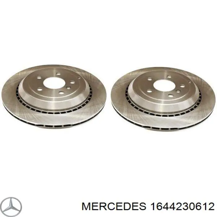 1644230612 Mercedes диск гальмівний задній