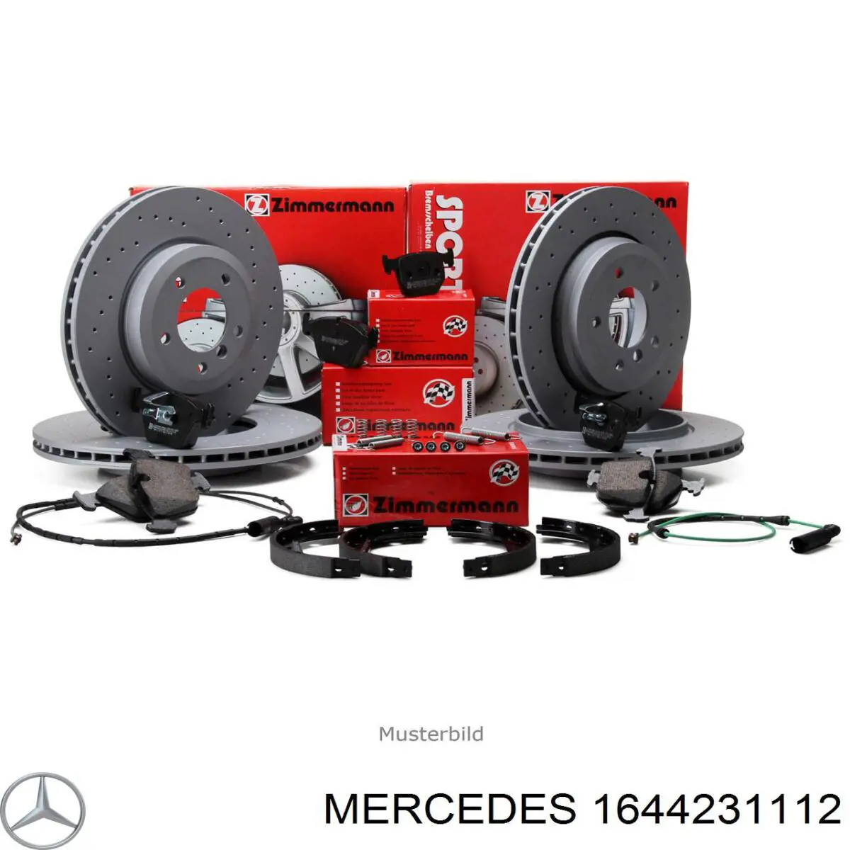1644231112 Mercedes диск гальмівний задній