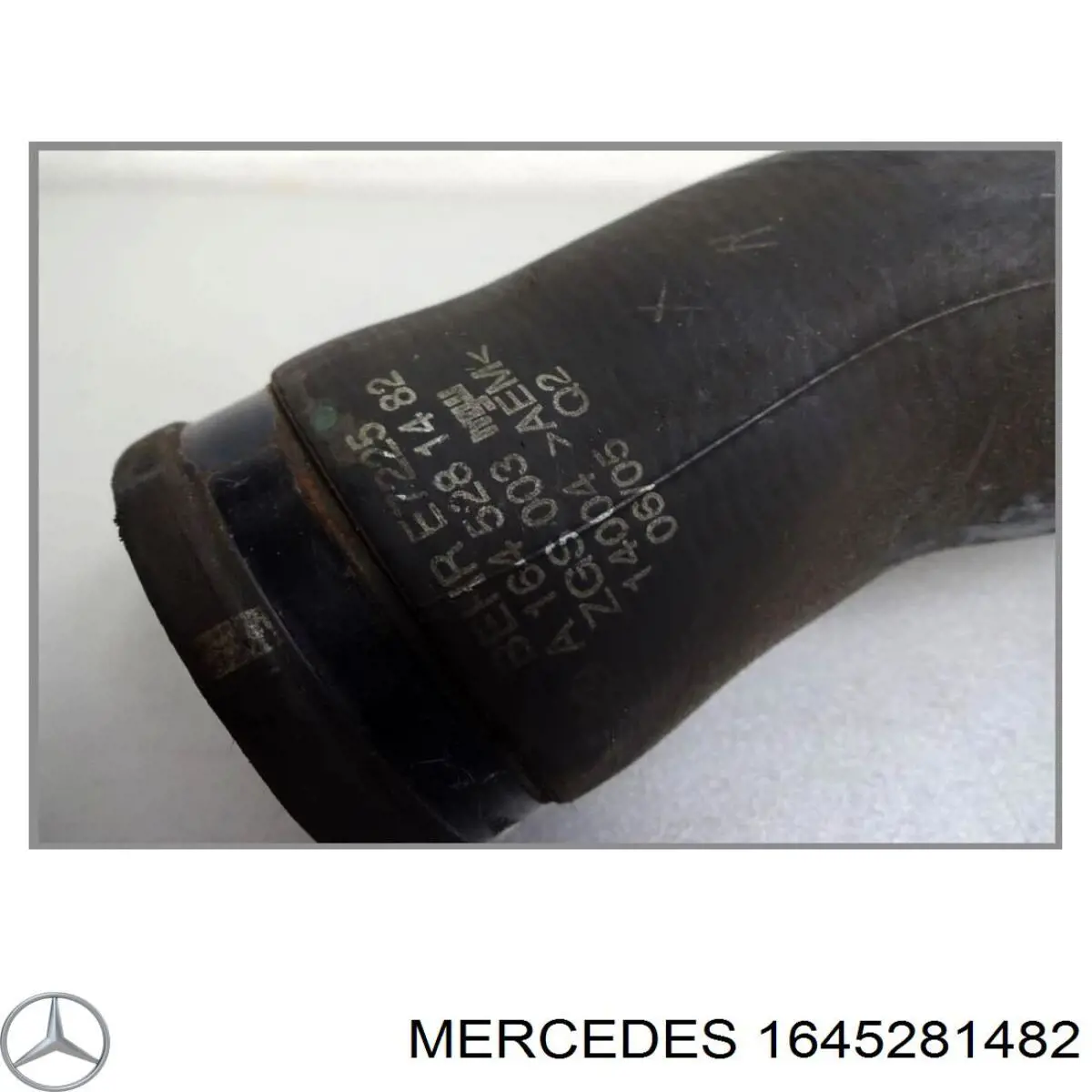 Шланг/патрубок інтеркулера, правий на Mercedes ML/GLE (W164)