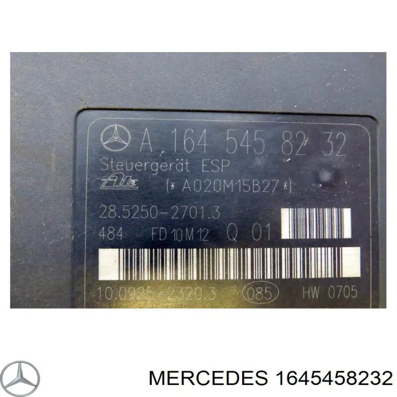 Блок керування ESP Mercedes A1645458832 ціна, від 102.08 USD