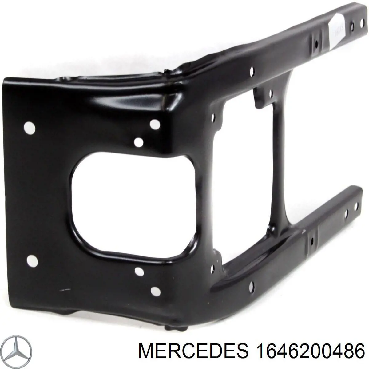 1646200486 Mercedes супорт радіатора верхній/монтажна панель кріплення фар