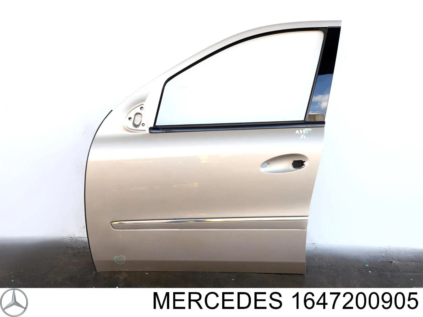 Двері передні, ліві на Mercedes ML/GLE (W164)