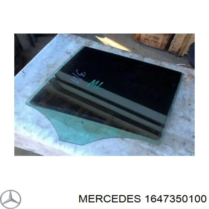Скло задньої двері лівої Mercedes A1647350100 ціна, від 12.67 USD