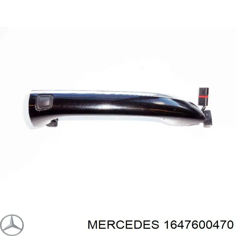 Ручка двері правою зовнішня перед/зад на Mercedes ML-Class (W164)