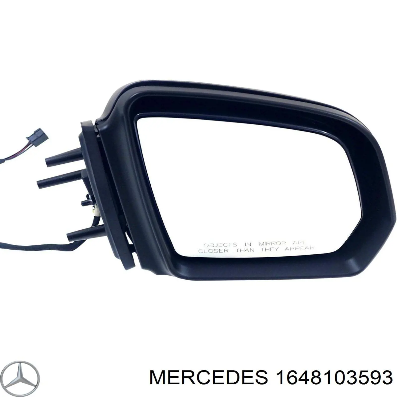 Ліве бічне дзеркало Mercedes A1648103593 ціна, від 146.73 USD