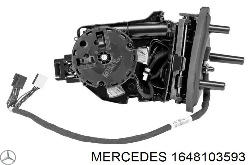 A1648103593 Mercedes корпус дзеркала заднього виду, лівого