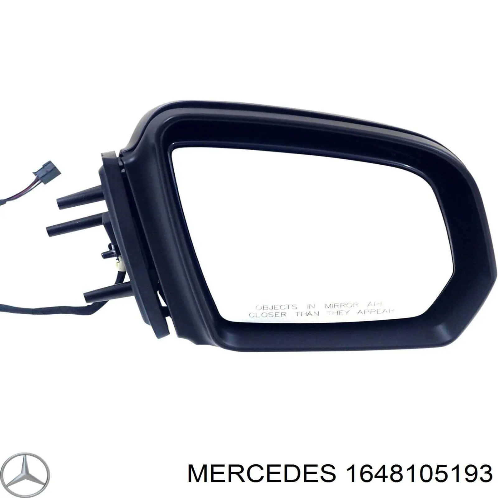 Купити A1648105193 Mercedes Бічне дзеркало заднього виду ліве