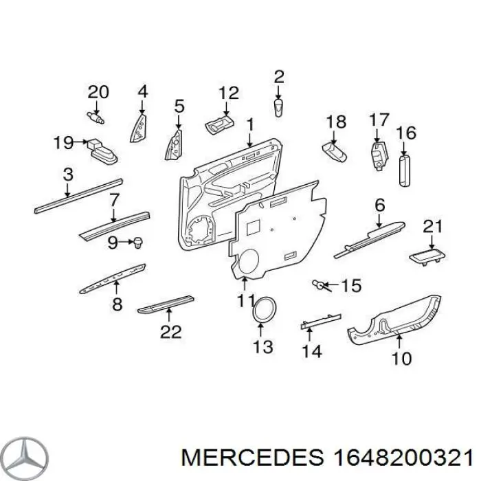 A1648200321 Mercedes 