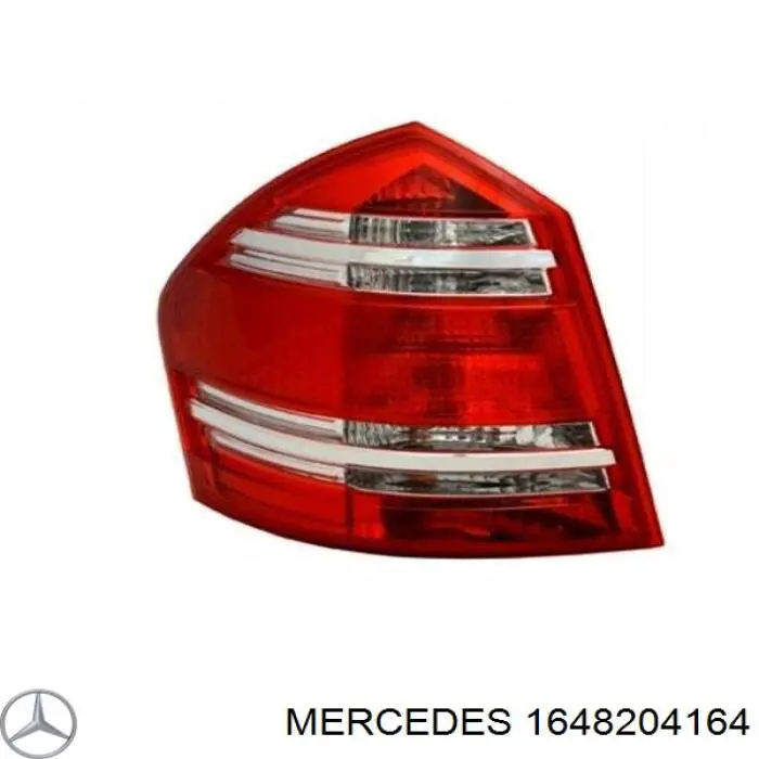 Ліхтар задній лівий на Mercedes GL-Class (X164)
