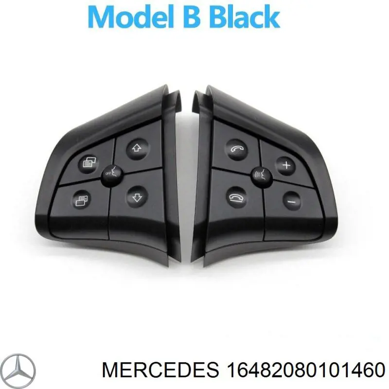 Блок кнопкових перемикачів кермового колеса Mercedes A16482080101460 ціна, від 608.13 USD