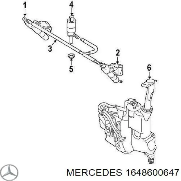 Форсунка омивача фари передньої, правої 1008623 Autotechteile