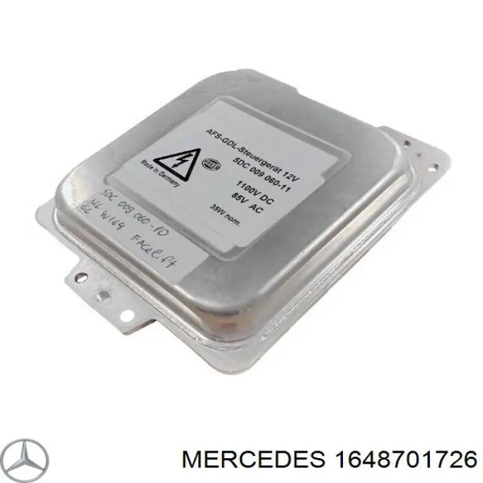 Блок керування освітленням A1648202785 Mercedes
