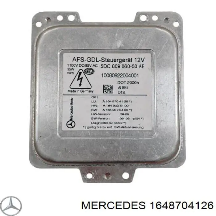 Модуль керування (ЕБУ)  адаптивного освітлення правої фари на Mercedes GL-Class (X164)