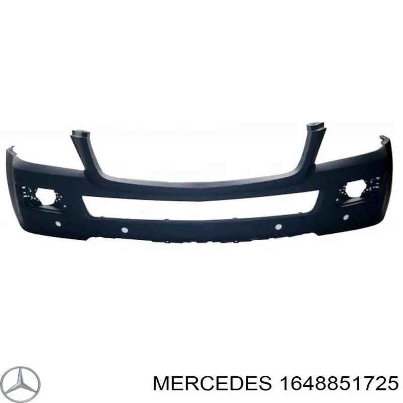 1648851725 Mercedes Бампер передний