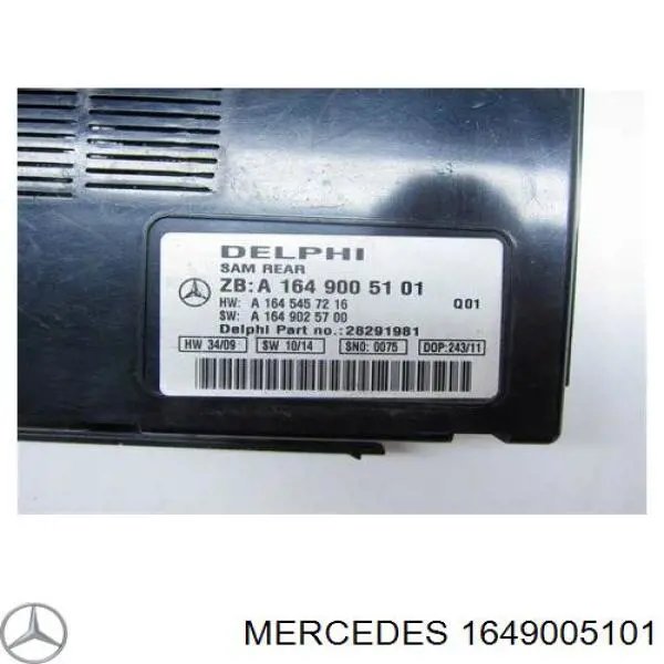 Блок керування сигналами SAM Mercedes A164900510180 ціна, від 506.77 USD