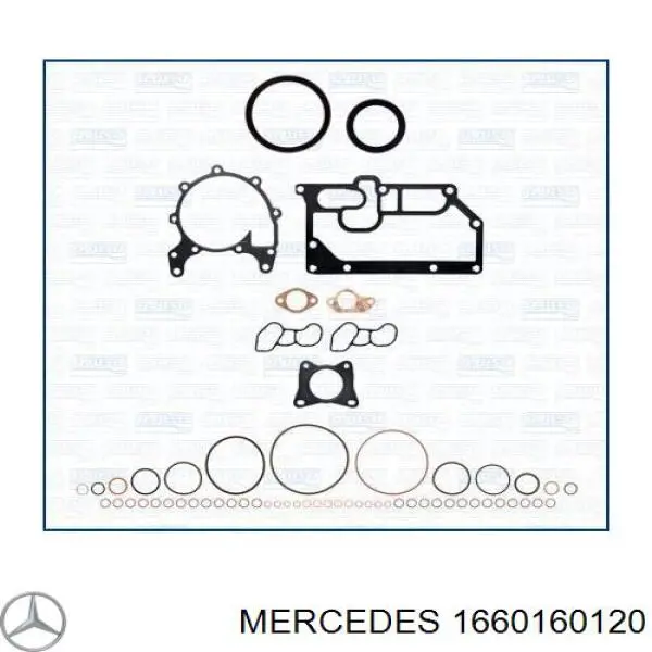 A1660160120 Mercedes прокладка головки блока циліндрів (гбц)