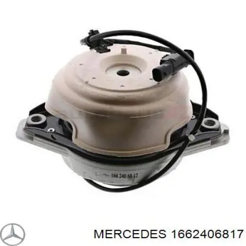 Подушка (опора) двигуна, ліва 1662406817 Mercedes