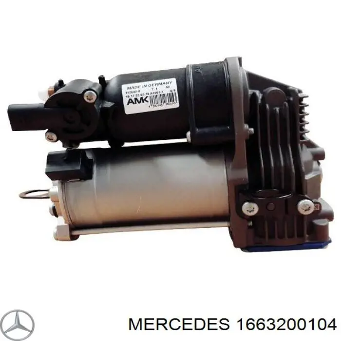 1663200104 Mercedes компресор пневмопідкачкою (амортизаторів)