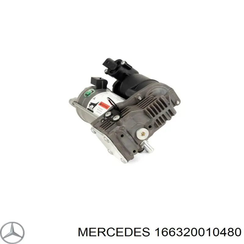 166320010480 Mercedes компресор пневмопідкачкою (амортизаторів)