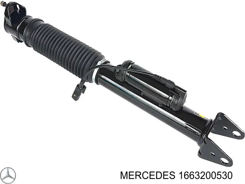 1663201730 Mercedes амортизатор задній