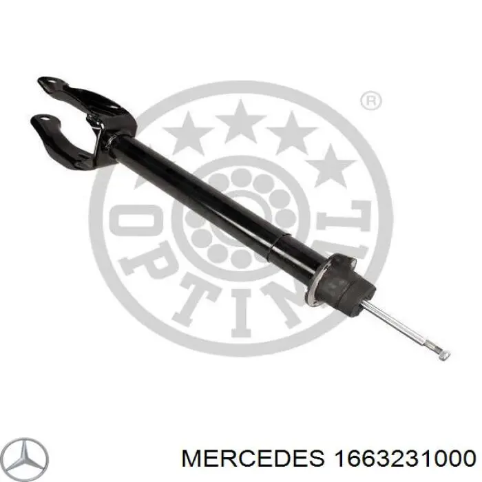 Амортизатор передній A1663233200 Mercedes