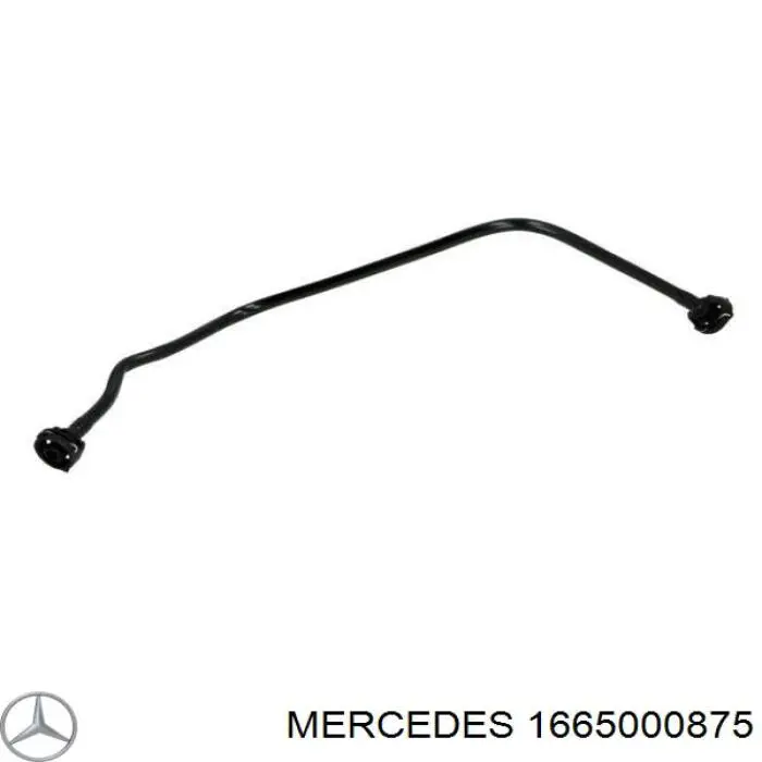 1665000875 Mercedes шланг розширювального бачка, верхній