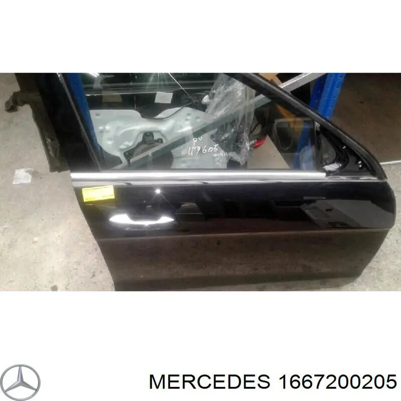 Двері передні, праві на Mercedes ML/GLE (W166)