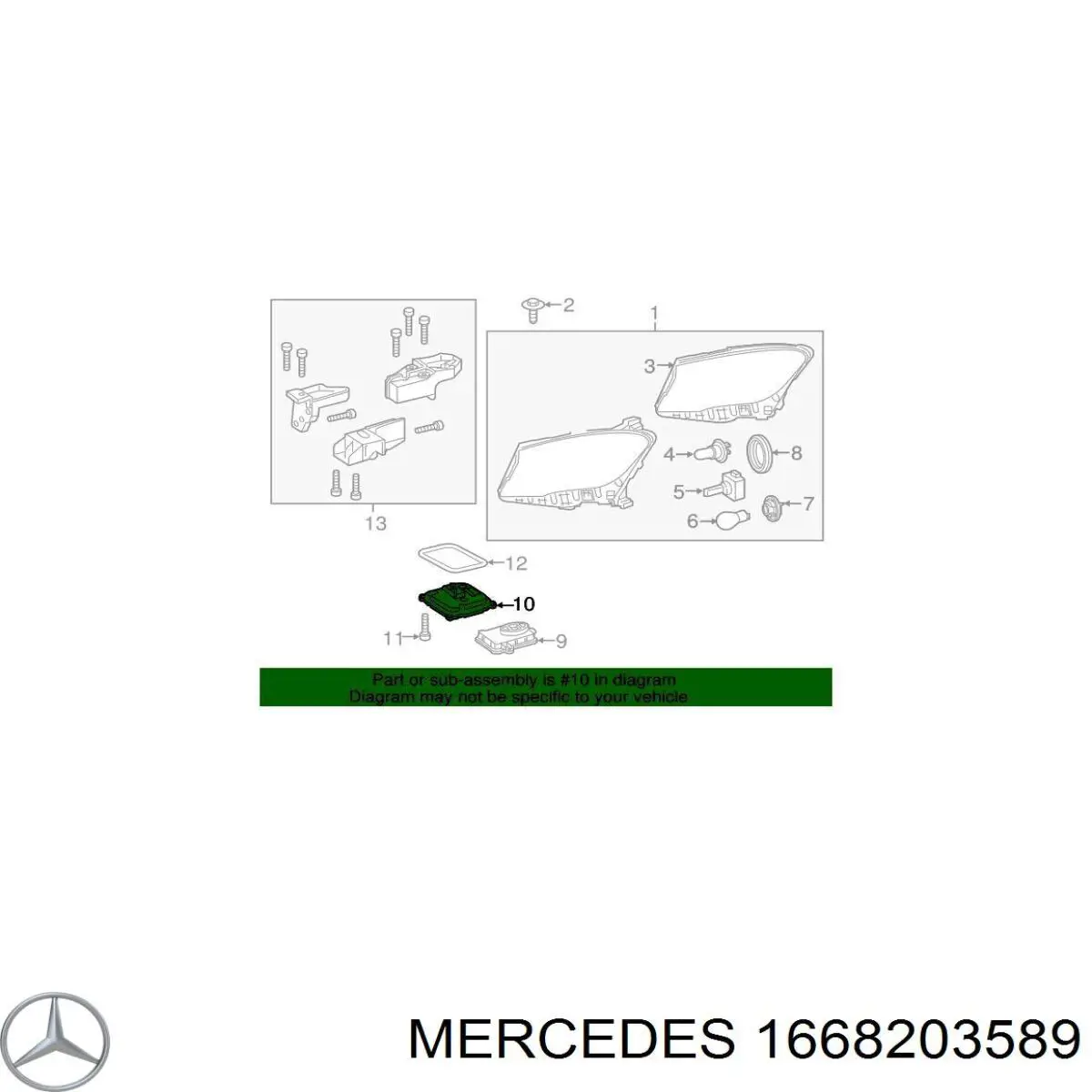 Блок керування освітленням 711307329500 Magneti Marelli