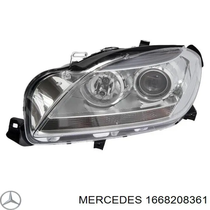 A1668200161 Mercedes Фара дальнього світла в зборі