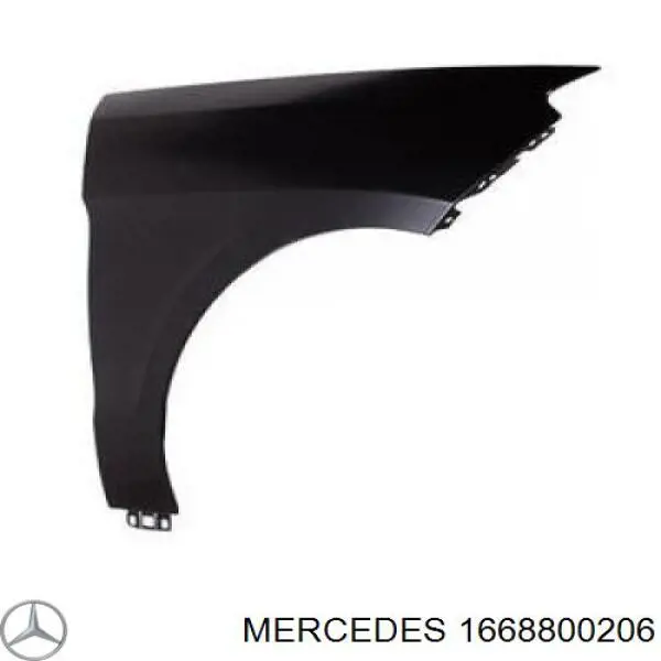 Крило переднє ліве 1668800206 Mercedes