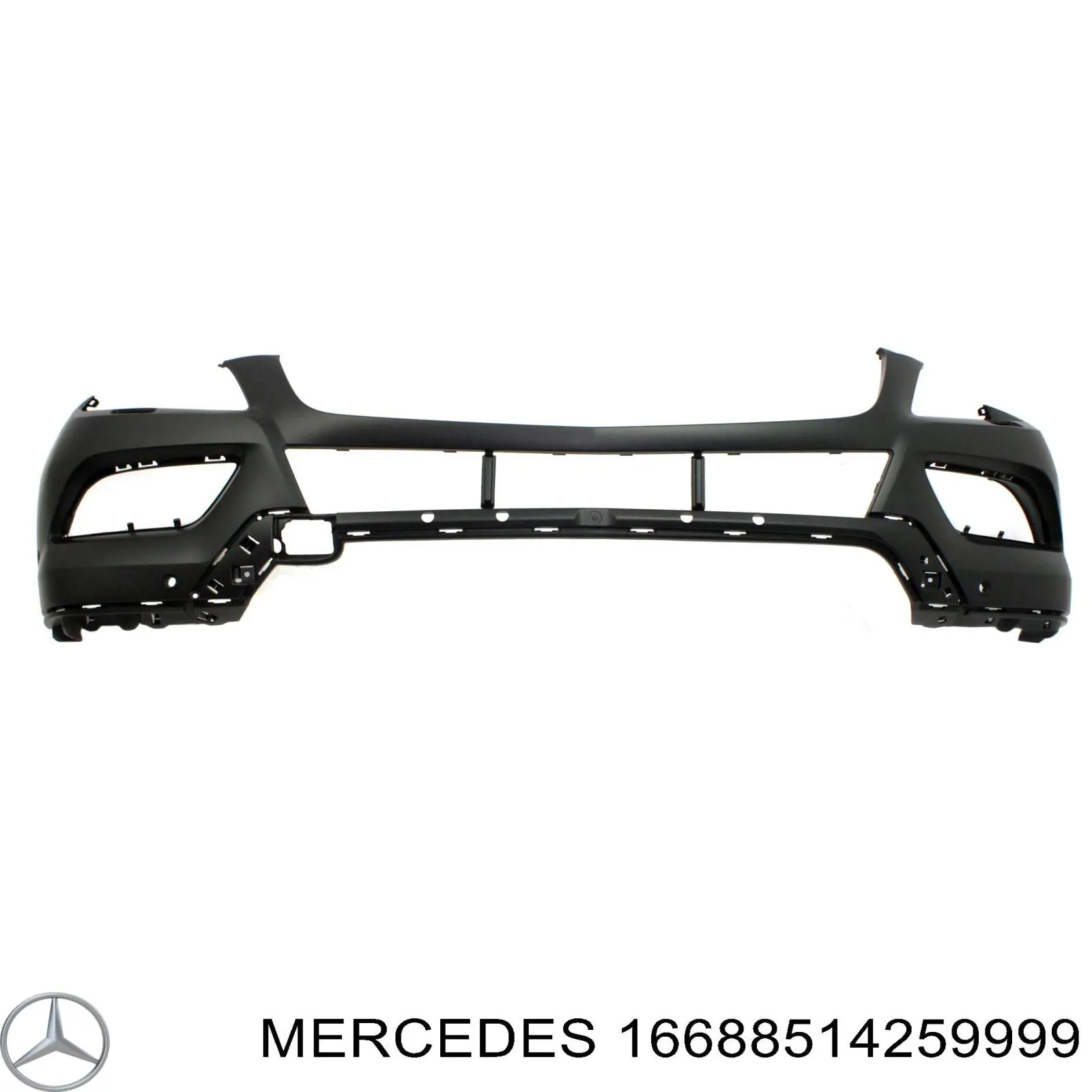 Передній бампер на Mercedes ML/GLE W166