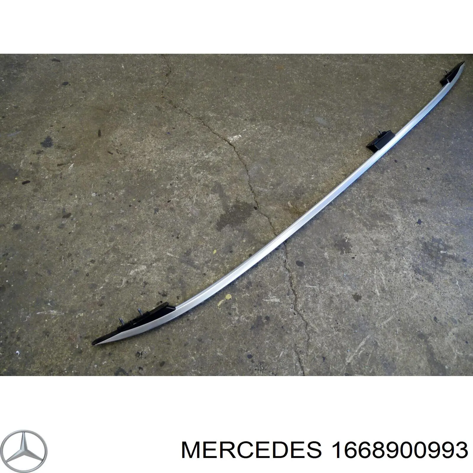 Рейлінг даху лівий Mercedes A1668900993 ціна, від 101.35 USD