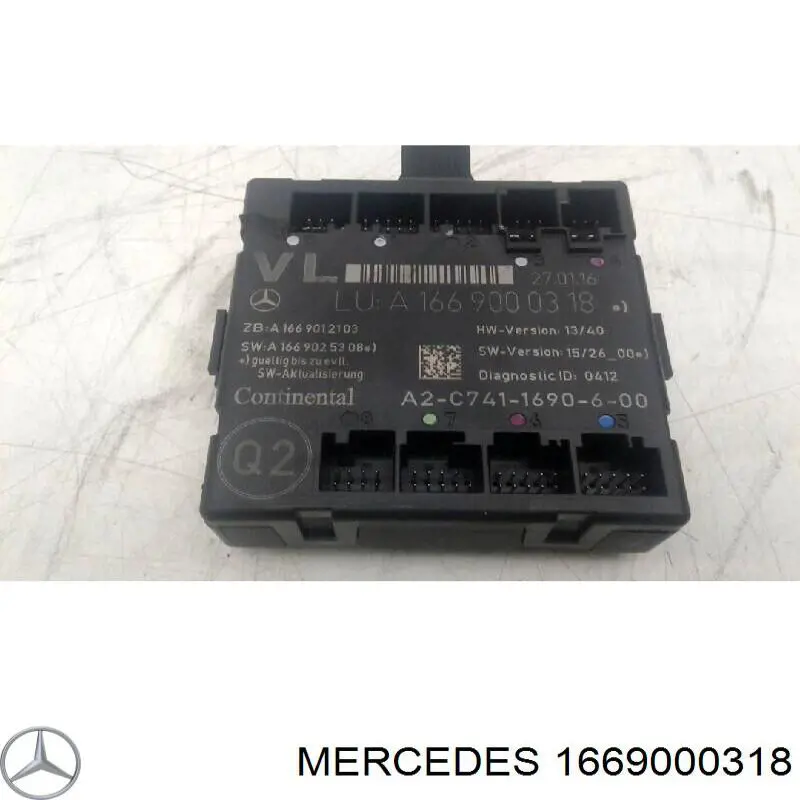 Блок комфорту передніх дверей Mercedes A1669004102 ціна, від 19.19 USD