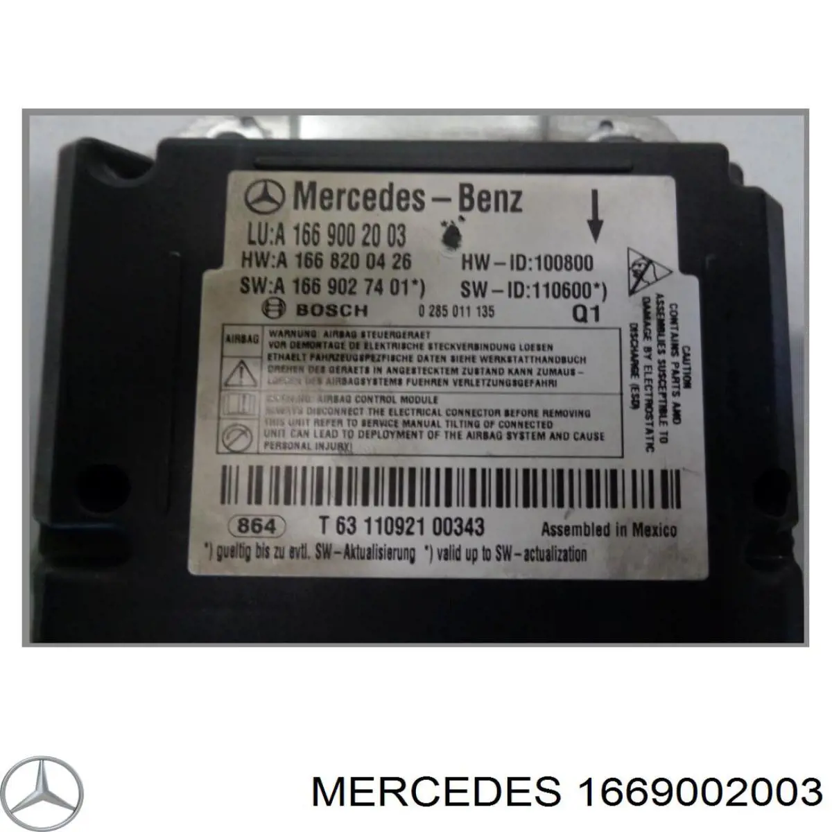 Купити A1669002003 Mercedes 