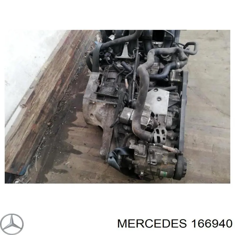 166940 Mercedes Мотор в зборі