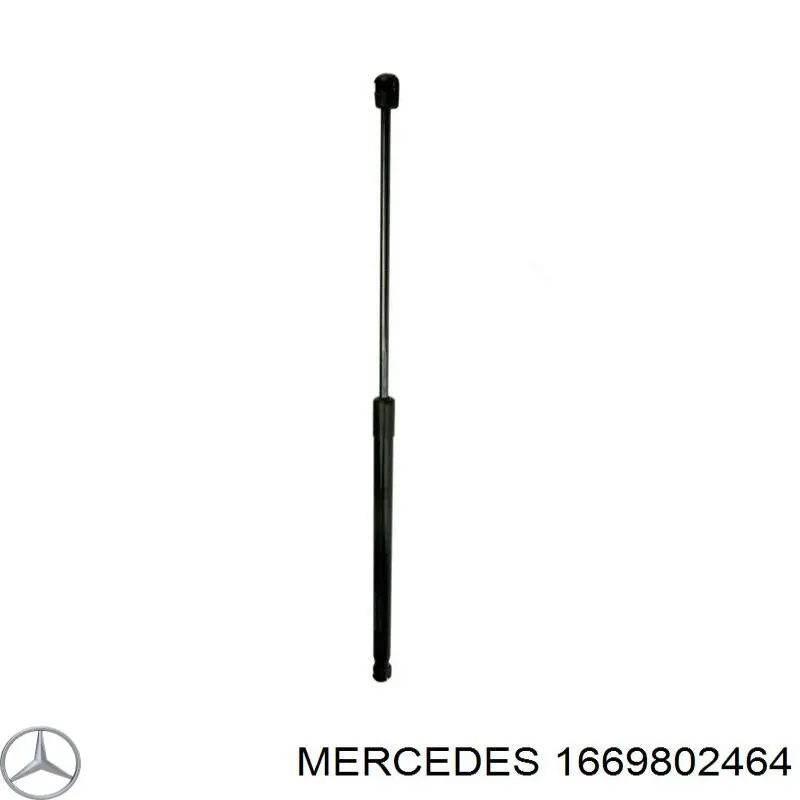 Амортизатор капота правий на Mercedes ML/GLE (W166)
