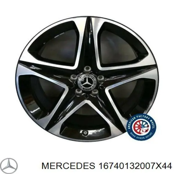 Диски колісні литі (легкосплавні, титанові) A16740132007X44 Mercedes