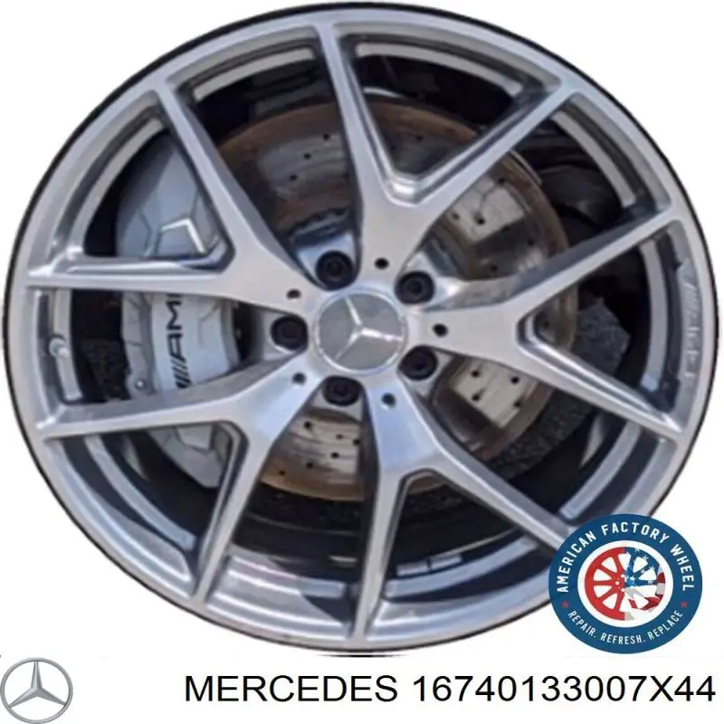 Купити A16740133007X44 Mercedes Диски колісні литі (легкосплавні, титанові)
