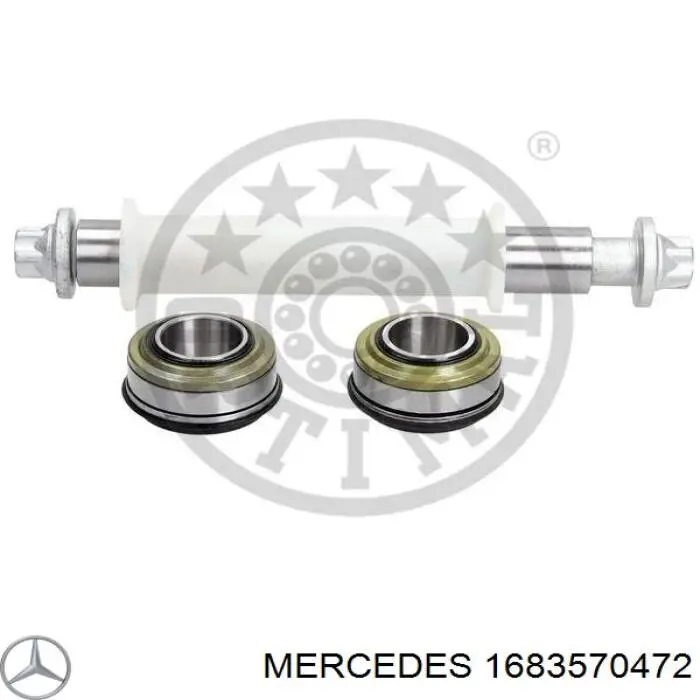 Голчастий підшипник задньої балки Mercedes A1683570472 ціна, від 4.74 USD