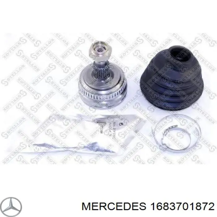 Піввісь передня, права Mercedes A168370187280 ціна, від 133.42 USD