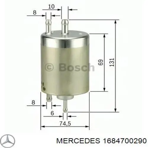 Купити Абсорбер парів Mercedes Vaneo  414