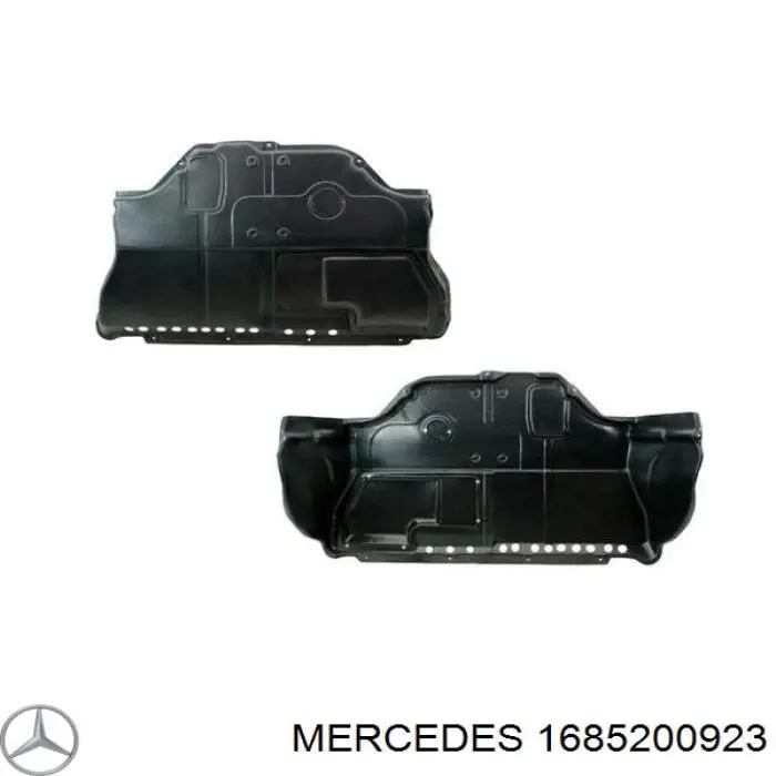 Захист двигуна задній Mercedes A1685200923 ціна, від 24.24 USD
