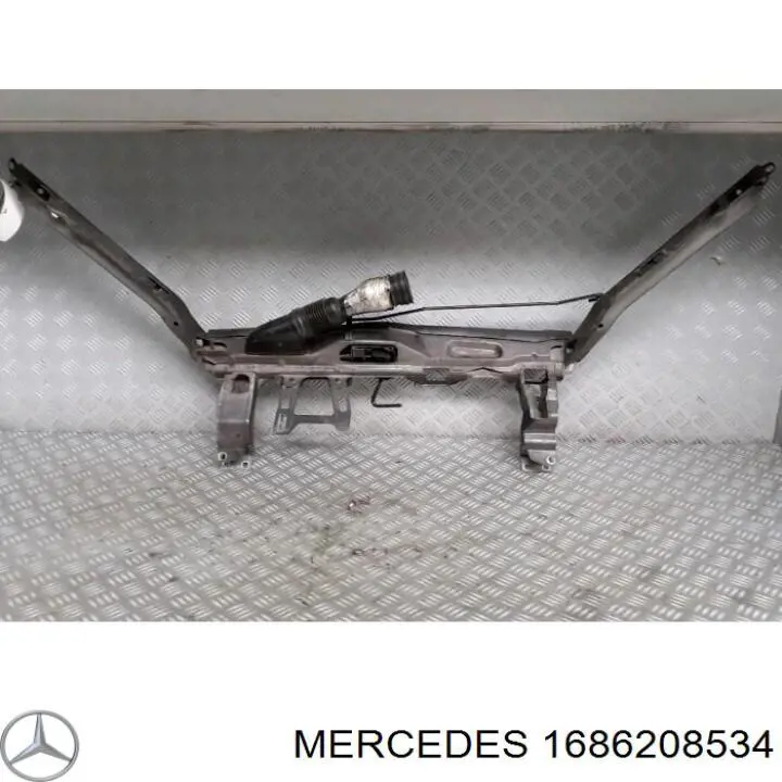 A1686205934 Mercedes супорт радіатора в зборі/монтажна панель кріплення фар