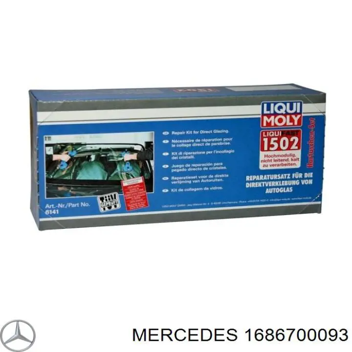 Скло лобове Mercedes A1686700093