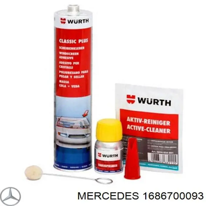 A1686700093 Mercedes Автомобільне скло
